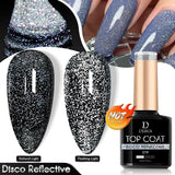 CNails No Wipe Gel Top Coat Clear Gel Base Coat Varnish Soak Off Flash Top Coat UV/LED Nail Art Accessories Matte Nail Polish