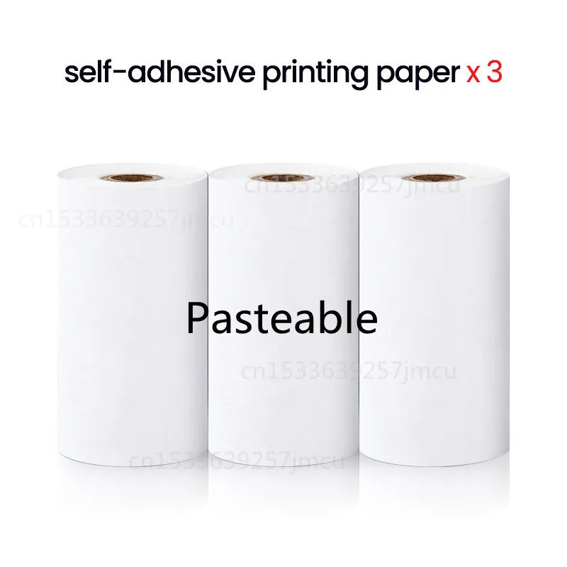 Self-adhesive Paper Sticker Colored Thermal Paper Roll for Mini Printer Kids Instant Print Camera HD Printing Paper