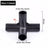 8/12/16/19mm Black PVC Pipe Fittings 4-way Connector Tent Wardrobe Fixed Fittings Plants Support Joint, DIY Shelf Tube Fittings - Lootquake