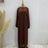 Plain Abaya Muslim Long Dress Women Balloon Sleeve Casual Islamic Clothing Dubai Turkish Modesty Kaftan Ramadan Eid - Lootquake