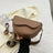 Small PU Leather Saddle Armpit Bags for Women 2024 Summer Chain Shoulder Crossbody Bag Ladies Vintage Underarm Handbags bolsa - Lootquake