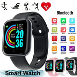 Smart Watch For Men Women Wristwatch Bluetooth Connect Phone Music Player Fitness Sport Bracelet Health Monitor Digital Watches - Lootquake