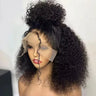 100% Human Hair Loose Deep Wave Short Bob Wig | 14 Inch 200 Density Vietnamese Remy 13x4 Transparent Lace Front Wig