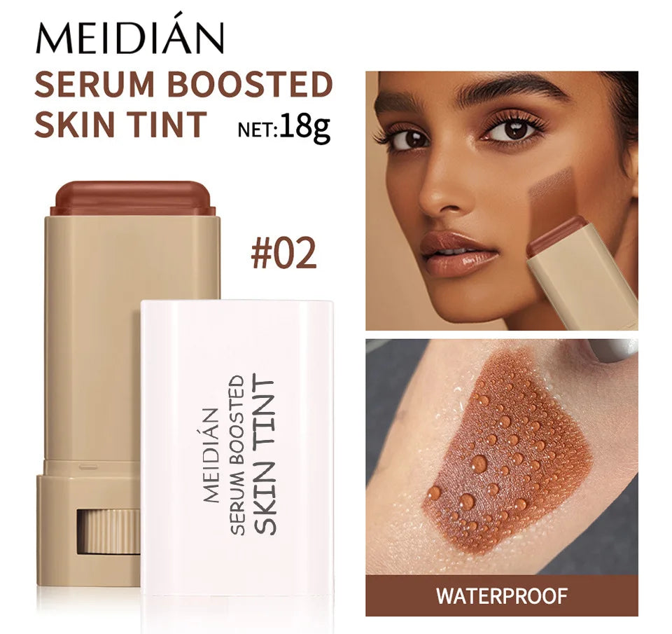 Waterproof And Lasting Temperature Change Foundation Make-up Cream Stick Luster Moisture Concealer Moisturizing LiquidFoundation