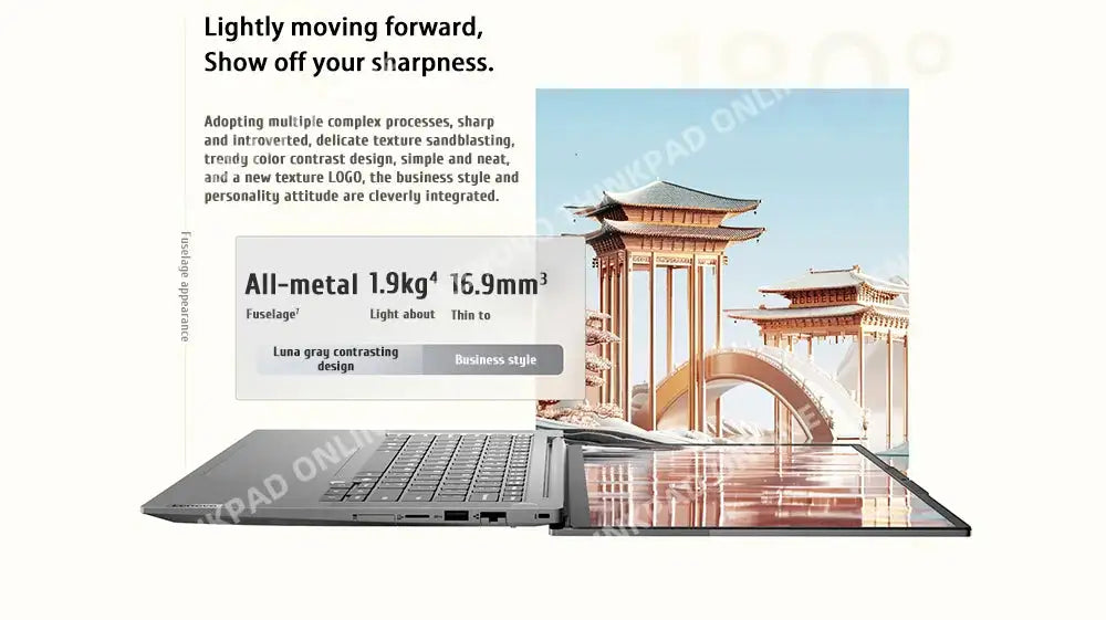 Lenovo ThinkBook 14+ 2024 AI Laptop AMD Ryzen AI 9 365 RAM 32GB  1TB SSD Core Graphics 14.5-inch 3K LED 120Hz Screen Notebook Pc - Lootquake