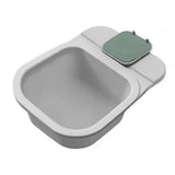 Trash Tray Rotation Desk Dustbin Small Size Widely Applied  Useful Plastic Under Table Trash Tray Desk Trash Can