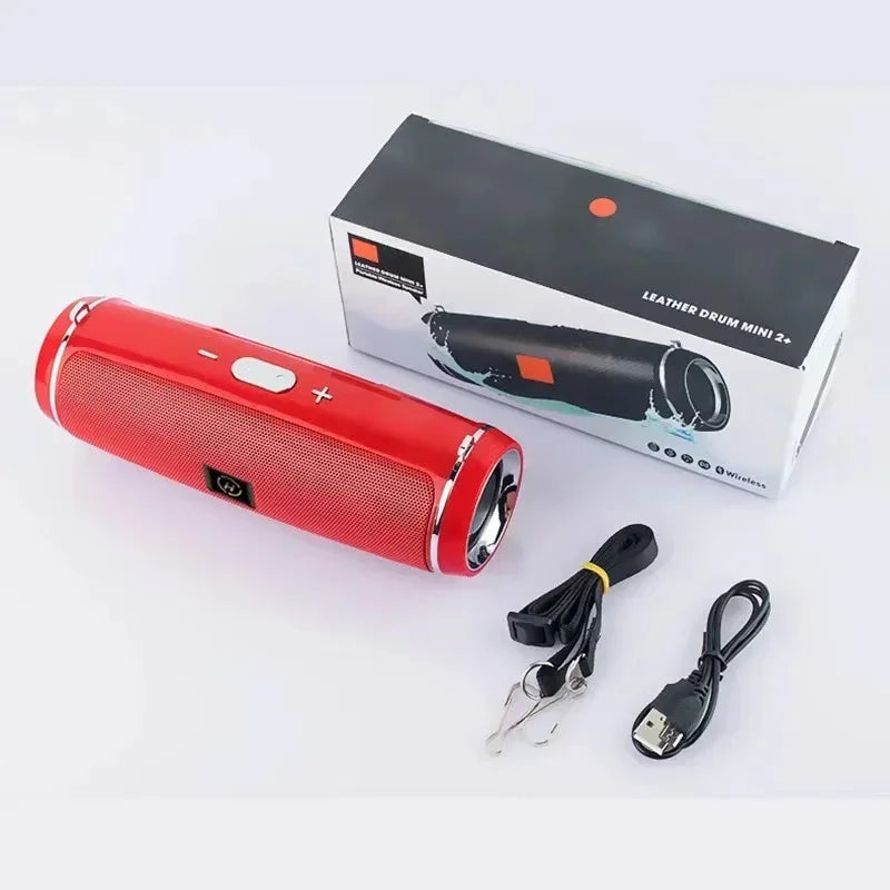 Enceinte Bluetooth portable sans fil 200 W, caisson de basses haute puissance, étanche, avec radio FM, port USB et carte TF.