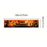Halloween Theme Party 1.8m Banner Pumpkin Bloodstains Happy Halloween Outdoors Indoor Yard Hanging Decor Supplies