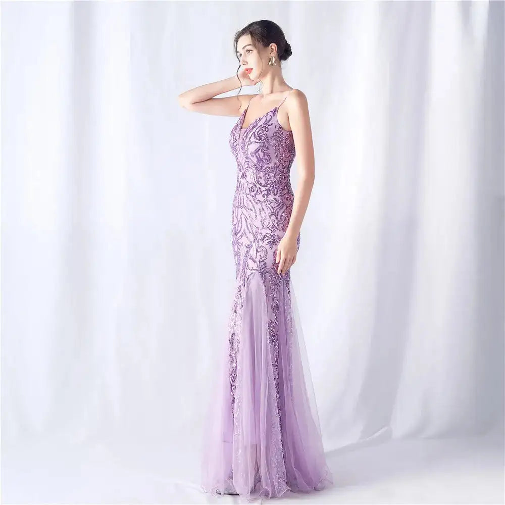 Luxury Youthful Women's Elegant Long Dress Party 2024 Graduation Ceremonies Prom Evening Formal on Sale Clearance Summer Fashion