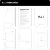 Tablette PRITOM 8 pouces Android 13, 8 Go (4+4 extensibles) RAM 64 Go ROM, 1 To extensible, écran IPS 1280x800, batterie 5000 mAh, double caméra, Wi-Fi