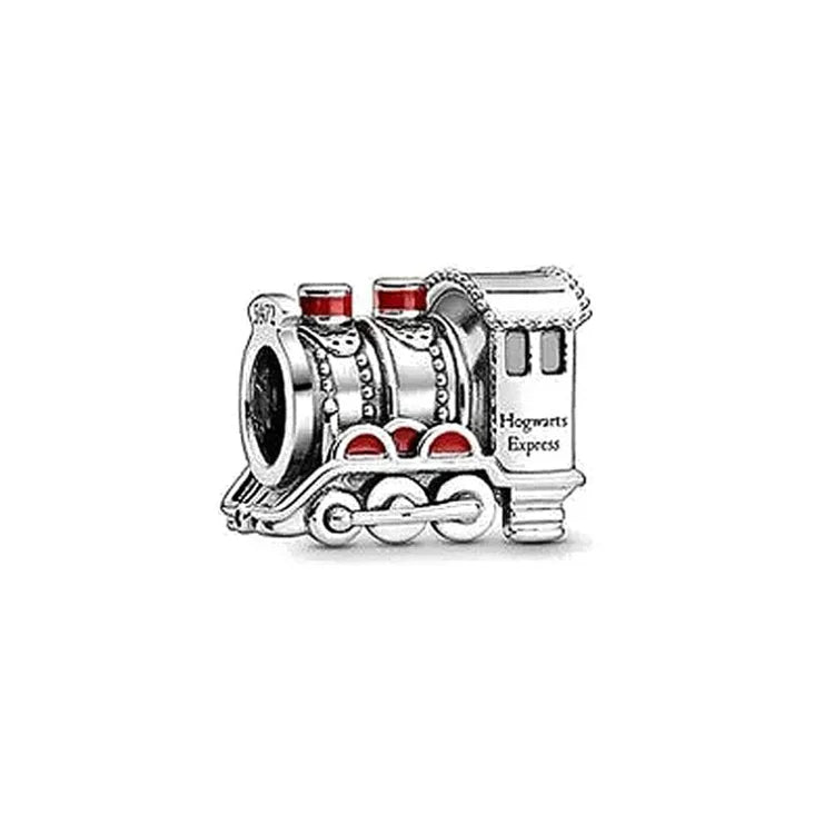 MINISO Charms de plata de ley 925 para pulseras originales de Harry Potter de 3 mm, colgantes para mujer, joyería DIY, regalos
