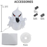 3.4FT Halloween Party Holiday DIY Decorations Ghost Model Blow Up Holiday Party Decor Indoor Courtyard Yard Garden Lawn Decors