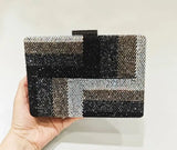 XIYUAN 2025 Women's Wallet Gem Dinner Clutch Purses Wedding Party Christmas Gift Evening Purse Bag Glass Rhinestone Evening Bags - Lootquake