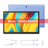 Tablette 14,1 pouces, version mondiale, non ouverte, Android 2025, 12 Go + 256 Go, 1920 x 1080, appels 4G, Wi-Fi 5G, 10 000 mAh