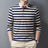 Male Sweatshirts 100℅ Cotton Pullover Stripe Business Formal Red Mens Polo Shirts Clothing Deals High Quality New Luxury Sale Xl - Lootquake