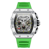 Fashion Men's Watch ONOLA Unique Design Multi-functional Automatic Mechanical Watches Men's Tape Waterproof Wristwatch - Lootquake