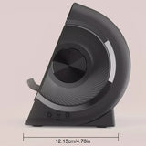 Altavoz Bluetooth inalámbrico 3 en 1, altavoz portátil de moda para exteriores con pantalla LED, despertador y cargador rápido.