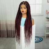 36" Knotless Box Braids Wig | Full Lace | Baby Hair | Natural Look
