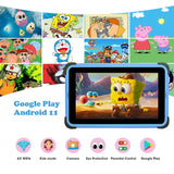 Tablette enfant Weelikeit 8 pouces Android 11 1280x800 IPS 2 Go 32 Go Quad Core 4500 mAh Wi-Fi avec support