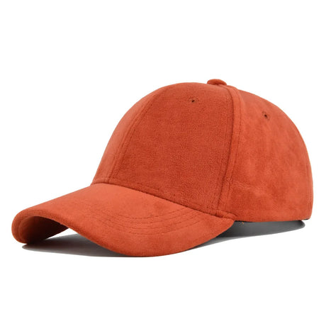 Solid Suede Retro Baseball Caps For Men Women Spring Autumn Street Snapback Hip Hop Hat Adjustable Faux Fur Sunscreen Visor Cap - Lootquake