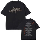 Rapper Cactus Jack Tshirt UTOPIA Album Graphics T-shirts Men's Hip Hop Pure Cotton Tees Male Casual Oversized T Shirt Streetwear - Lootquake