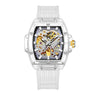 Luxury men's watch onola plastic transparent hollow full automatic mechanical watches men waterproof clock - Lootquake