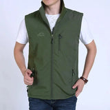 Outdoor Waterproof Jacket Men Breathable Quick Dry Hooded Jacket Coat Windbreaker Jacket Men Multi-Pockets Summer Windbreaker