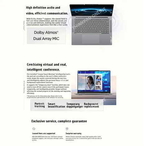 Lenovo ThinkBook 14+ 2024 AI Laptop AMD Ryzen AI 9 365 RAM 32GB  1TB SSD Core Graphics 14.5-inch 3K LED 120Hz Screen Notebook Pc - Lootquake