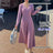 Sweater Long Dress For Woman Clothes Swing Casual Autumn Winter Knitted Korean Slim Long Sleeve Elegance Sweet Femal Clothing - Lootquake