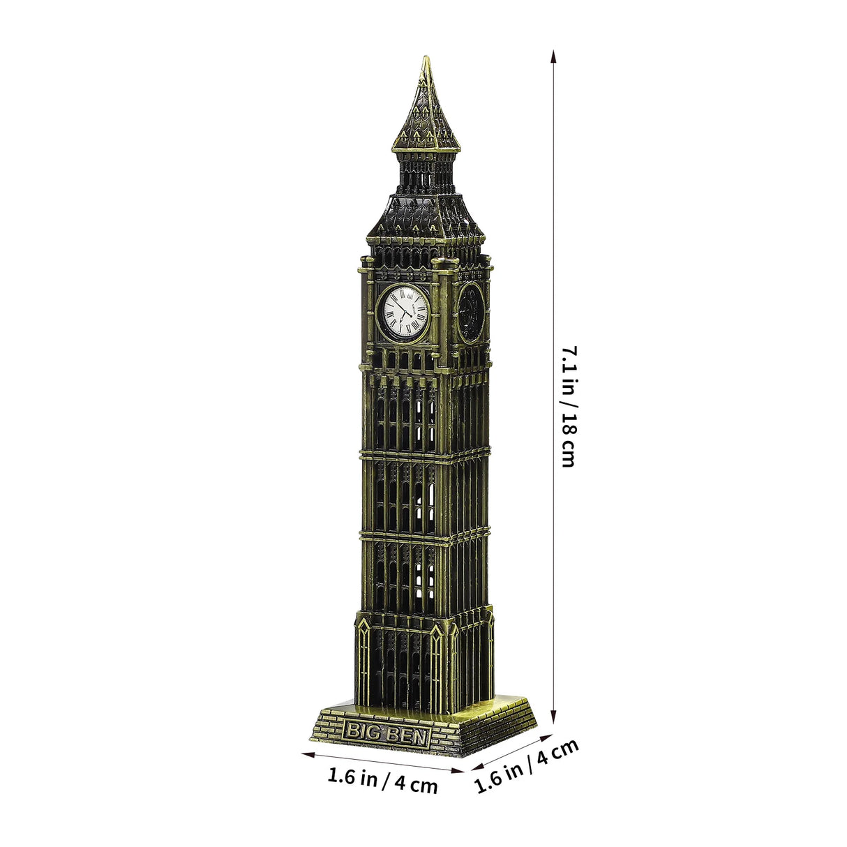 Estatua arquitectónica de gran tamaño, estatuas de metal de Londres, esculturas, esculturas de aleación, torres del reloj de bronce, monumentos