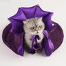 Halloween Pet Costume For Cat Purple Witch Costume Fun Cat Witch Costume Small Dog Outfit Cloak And Hat Set Pet Cos Clothes