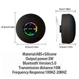 Wireless Bluetooth Speaker IPX4 Waterproof Loudspeaker Long lasting Mini Stereo LED Bathroom Sound Box With Powerful Suction