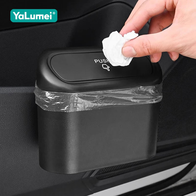 Universal Car Garbage Bin For Skoda Octavia 2 3 A5 A7 Fabia MK1 MK2 MK3 Superb 2 Kodiaq Rapid Roomster Sedan Combi Accessories