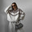Autumn Winter Long Sleeve Zipper Sports Pant Sets Women Patchwork Hip-Hop Ladies Street Loose 2 Piece Sets Women Outfit 2024 New - Lootquake