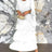 Women's Elegant Long Dress Fashion Round Neck Bat Sleeve Cake Dresses For Women Spring and summer Robe Looes Plus Size 4XL - Lootquake