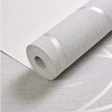 Papier peint décoratif pour chambre à coucher, 53 cm, autocollants muraux épais, rayures courbes, résistant à l'humidité, non tissé, style européen moderne