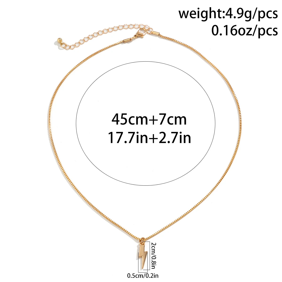 Lacteo Trendy Tiny Boxes Link Chain Necklace for Men Geometric Charm Choker Simple Neck Chain Collar Hip Hop Jewelry Party - Lootquake