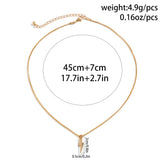 Lacteo Trendy Tiny Boxes Link Chain Necklace for Men Geometric Charm Choker Simple Neck Chain Collar Hip Hop Jewelry Party - Lootquake
