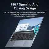 Ultra Slim 14.1" Laptop 16GB RAM 2TB SSD Intel N3700 Notebook Gamer Windows 11 Pro 1920*1080  Display Office Study Computer PC - Lootquake