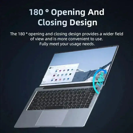 Ultra Slim 14.1" Laptop 16GB RAM 2TB SSD Intel N3700 Notebook Gamer Windows 11 Pro 1920*1080  Display Office Study Computer PC - Lootquake