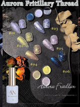 MIANEL 1-12pcs 12ML Mother-of-pearl Textured Gel Nail Polish With Aurora Effect, 2025 New Japanese-style Summer Top Selling