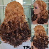 100% Human Hair | Highlight | Ombre | Double Drawn | Brazilian | Remy | Bouncy Body Wave | Full Fumi | Bouncy Weave | Wavy Hair Lace Wigs