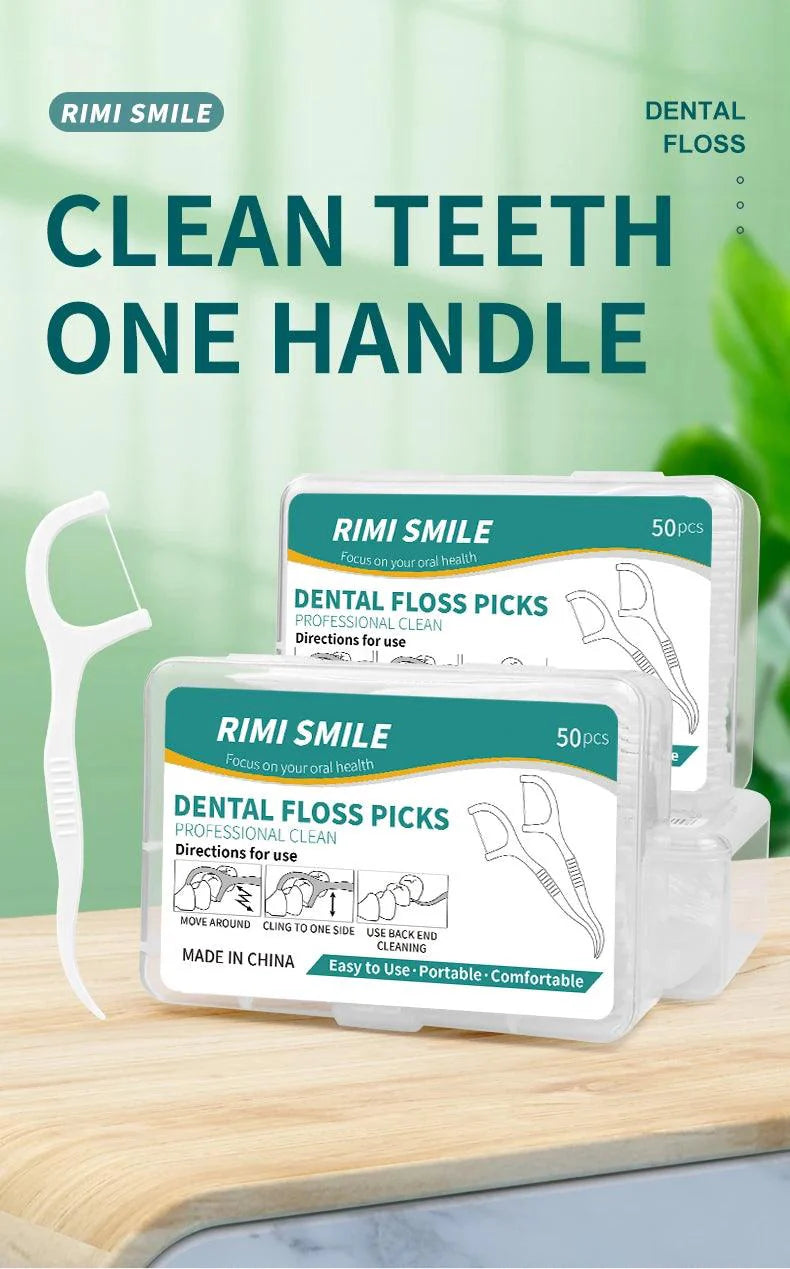 50/150/300/600/1000 PCS dental floss sticks oral care tools