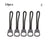 10Pcs Zipper Puller End Fit Rope Tag Fixer Zip Cord Tab Replacement Clip for Broken Buckle Travel Bag Suitcase Tent Backpack - Lootquake