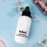 Base de maquillaje líquida de leche de cabra de 50 ml, hidratante, control de grasa, mate, corrector, resistente al agua, para el acné, maquillaje.