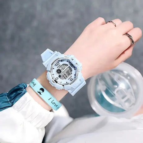 New Minimalist Student Sports Waterproof Electronic Watch Children Luminous Multifunctional Electronic Watches for Women and Men - Lootquake