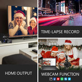 Videocámara profesional KOMERY para YouTube, 6K HD, 64 MP, pantalla táctil de 4", videocámara digital para vlogs y fotografía.