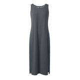 Womens Summer Dress Long Dress Casual Loose Maxi Dresses Beach Outfit 2024 Resort Women Summer Dress Sleeveless Large Nightshirt - Lootquake