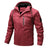 Winter Men's Warm Padded Jackets Fashion Men Fleece Lined Thermal Hooded Coats Men Mountain Ski Windbreaker Jackets Clothing - Lootquake