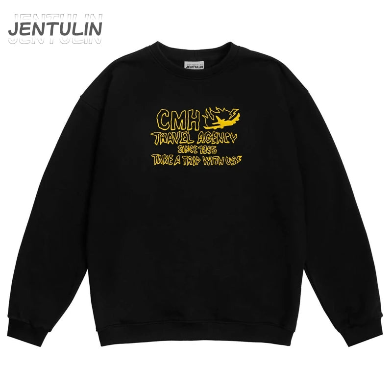 Harajuku Pullover Men's Sweatshirt Oversized Hooded Clothing Winter Hip Hop Hoodies Aesthetic Graphic Streetwear Gothic Y2k Tops - Lootquake